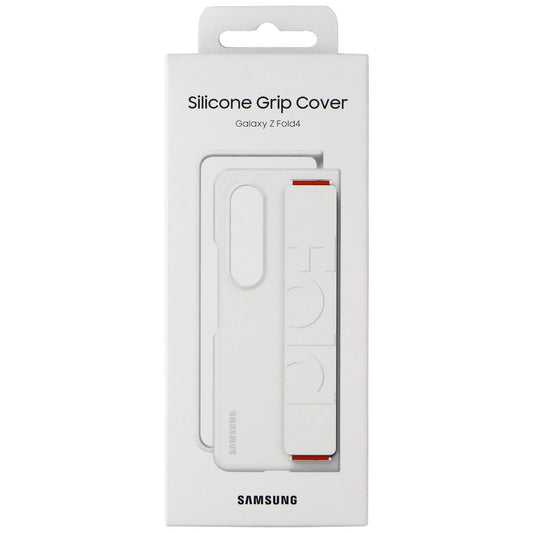 SAMSUNG Silicone Grip Cover Case for Galaxy Z Fold4 - White (EF-GF936TWEGUS) Cell Phone - Cases, Covers & Skins Samsung    - Simple Cell Bulk Wholesale Pricing - USA Seller