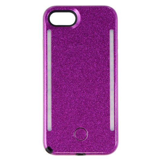 LuMee Duo Selfie LED Case for Apple iPhone SE 2nd Gen/8/7/6s/6 - Purple Glitter Cell Phone - Cases, Covers & Skins LuMee    - Simple Cell Bulk Wholesale Pricing - USA Seller