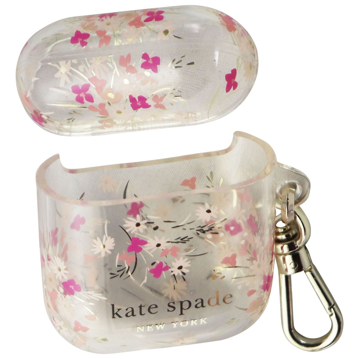Kate Spade New York Case for AirPods (2nd & 1st Gen) - Spring Garden/Clear Cell Phone - Cases, Covers & Skins Kate Spade    - Simple Cell Bulk Wholesale Pricing - USA Seller