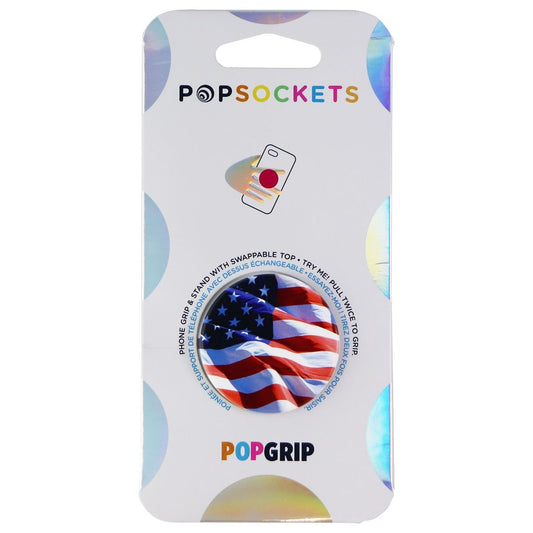 PopSockets: PopGrip Expanding Stand & Grip w/ Swappable Top - Stars and Stripes Cell Phone - Mounts & Holders PopSockets    - Simple Cell Bulk Wholesale Pricing - USA Seller