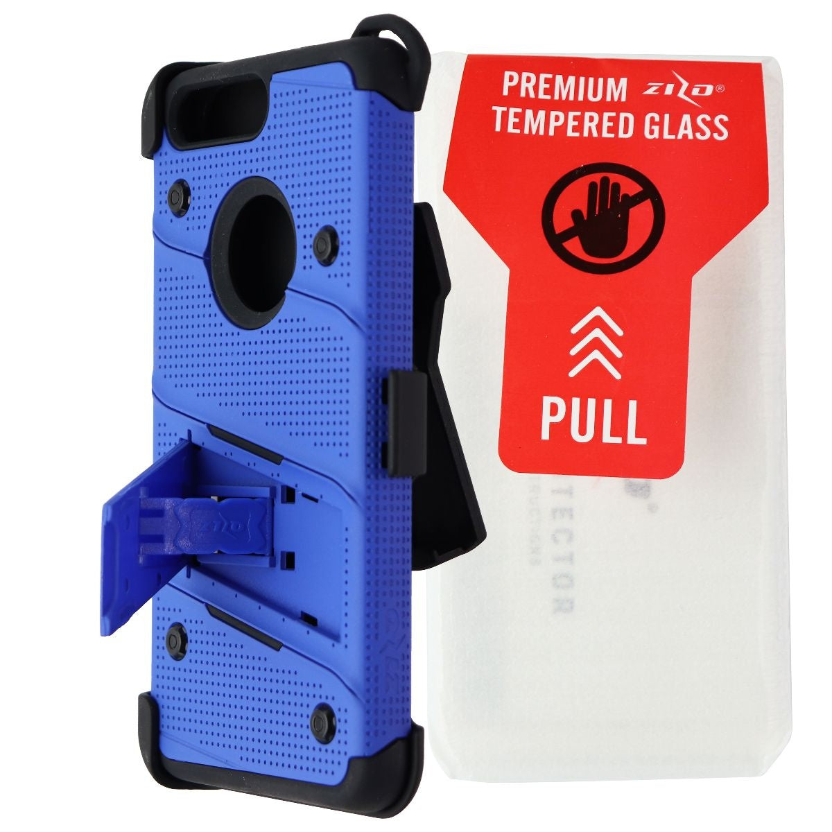 Zizo Bolt Series Case + Holster for Google Pixel - Blue/Black Cell Phone - Cases, Covers & Skins Zizo    - Simple Cell Bulk Wholesale Pricing - USA Seller