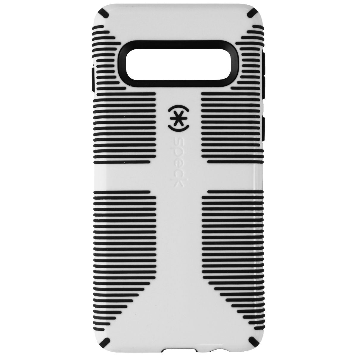 Speck Candyshell Grip Series Case for Samsung Galaxy S10 - White / Black Cell Phone - Cases, Covers & Skins Speck    - Simple Cell Bulk Wholesale Pricing - USA Seller