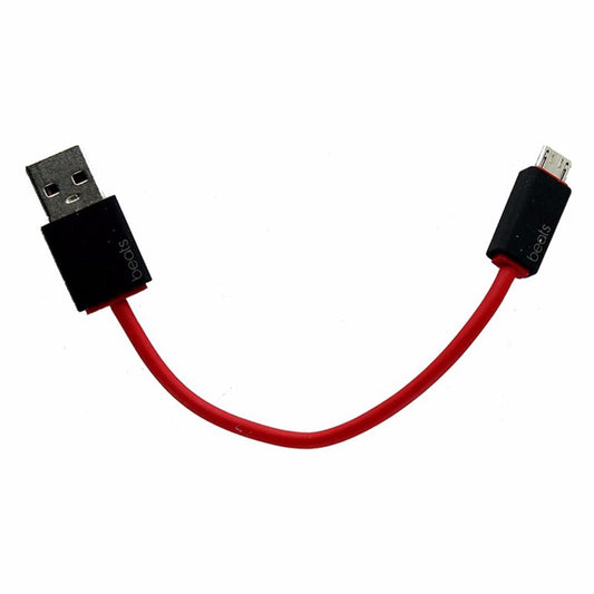 Beats By Dre Universal 6 Inch Micro-USB Charging Cable - Red / Black Cell Phone - Cables & Adapters Beats by Dr. Dre    - Simple Cell Bulk Wholesale Pricing - USA Seller