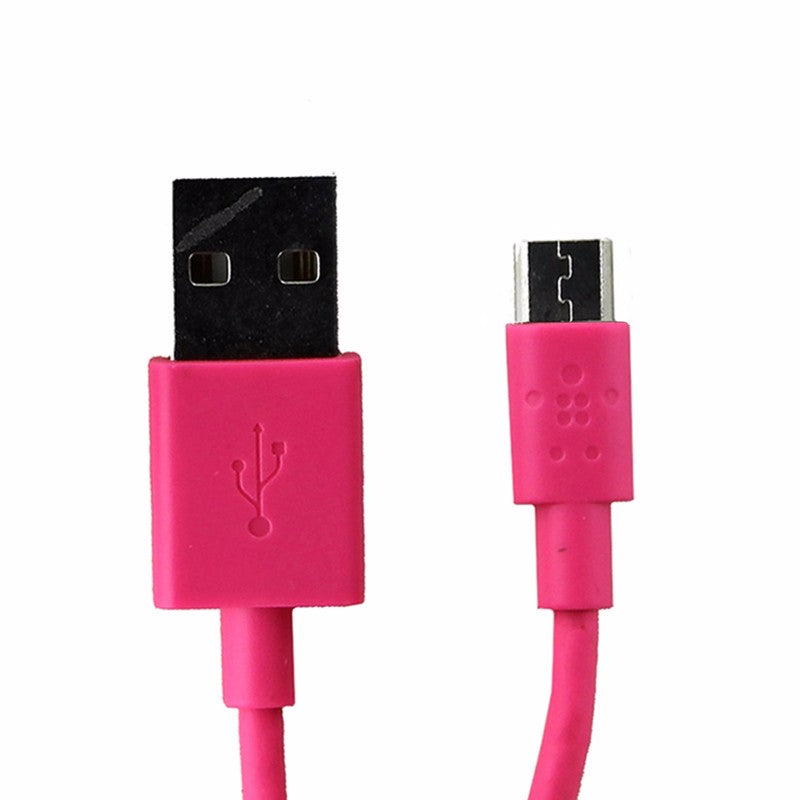 Belkin (F2CU012bt04-PNK) 4ft  Charge & Sync Cable for Micro USB Devices - Pink Cell Phone - Cables & Adapters Belkin    - Simple Cell Bulk Wholesale Pricing - USA Seller