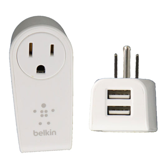 Belkin Boost Up 2-Port Swivel Charger and Outlet (2.4 Amp / 12 Watt Combined) Cell Phone - Chargers & Cradles Belkin    - Simple Cell Bulk Wholesale Pricing - USA Seller