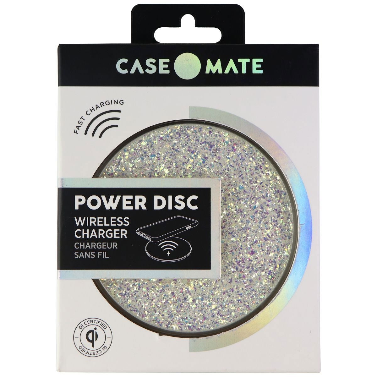 Case-Mate POWER DISC Wireless Charger for All Qi Enabled Devices - Twinkle Cell Phone - Chargers & Cradles Case-Mate    - Simple Cell Bulk Wholesale Pricing - USA Seller