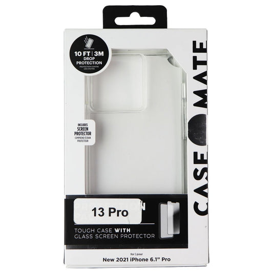 Case-Mate Tough Case and Screen Protector for Apple iPhone 13 Pro - Black Cell Phone - Cases, Covers & Skins Case-Mate    - Simple Cell Bulk Wholesale Pricing - USA Seller