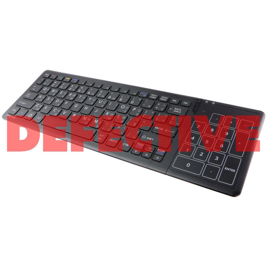 Toshiba Wireless Touchpad Keyboard - Black (U50G) Gaming/Console - Keyboards & Keypads Toshiba    - Simple Cell Bulk Wholesale Pricing - USA Seller