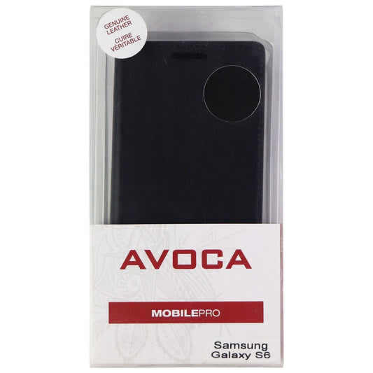 Avoca MobilePro Folio Wallet Case for Samsung Galaxy S6 - Black Cell Phone - Cases, Covers & Skins Avoca    - Simple Cell Bulk Wholesale Pricing - USA Seller