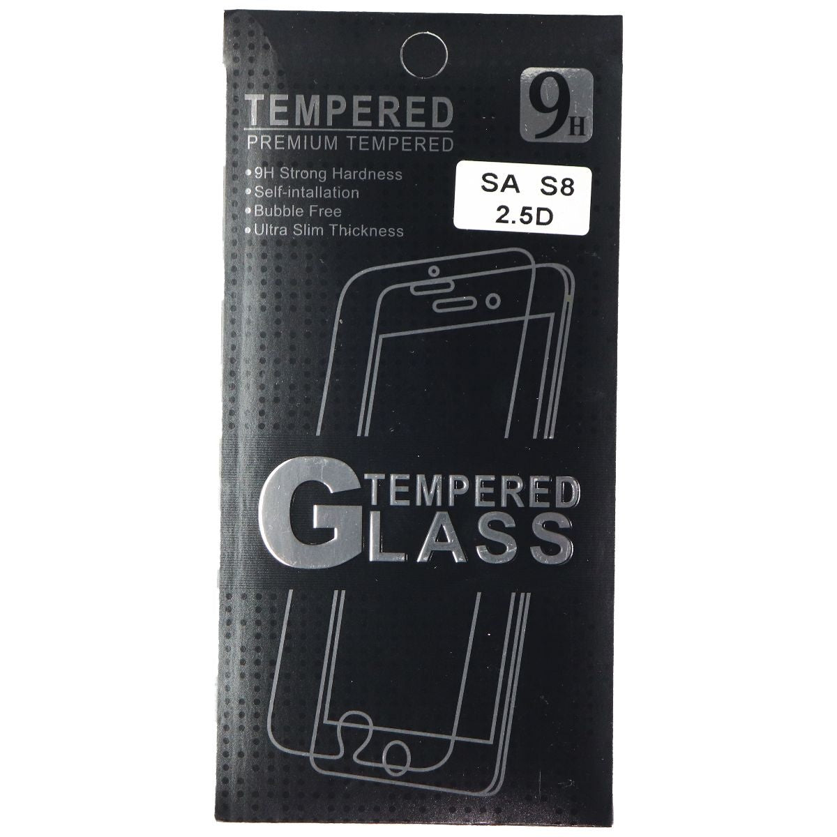 Premium 9H Tempered Glass Screen Protector for Samsung Galaxy S8 - Clear Cell Phone - Screen Protectors Unbranded    - Simple Cell Bulk Wholesale Pricing - USA Seller