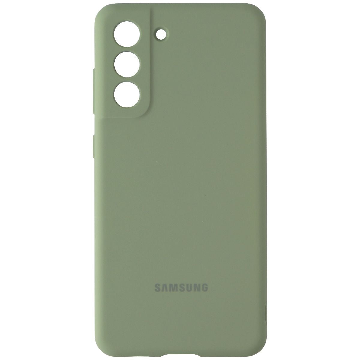 SAMSUNG Silicone Cover Case for Samsung Galaxy S21 FE 5G - Olive Green Cell Phone - Cases, Covers & Skins Samsung    - Simple Cell Bulk Wholesale Pricing - USA Seller