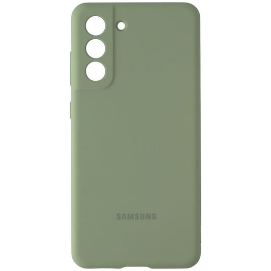 SAMSUNG Silicone Cover Case for Samsung Galaxy S21 FE 5G - Olive Green Cell Phone - Cases, Covers & Skins Samsung    - Simple Cell Bulk Wholesale Pricing - USA Seller