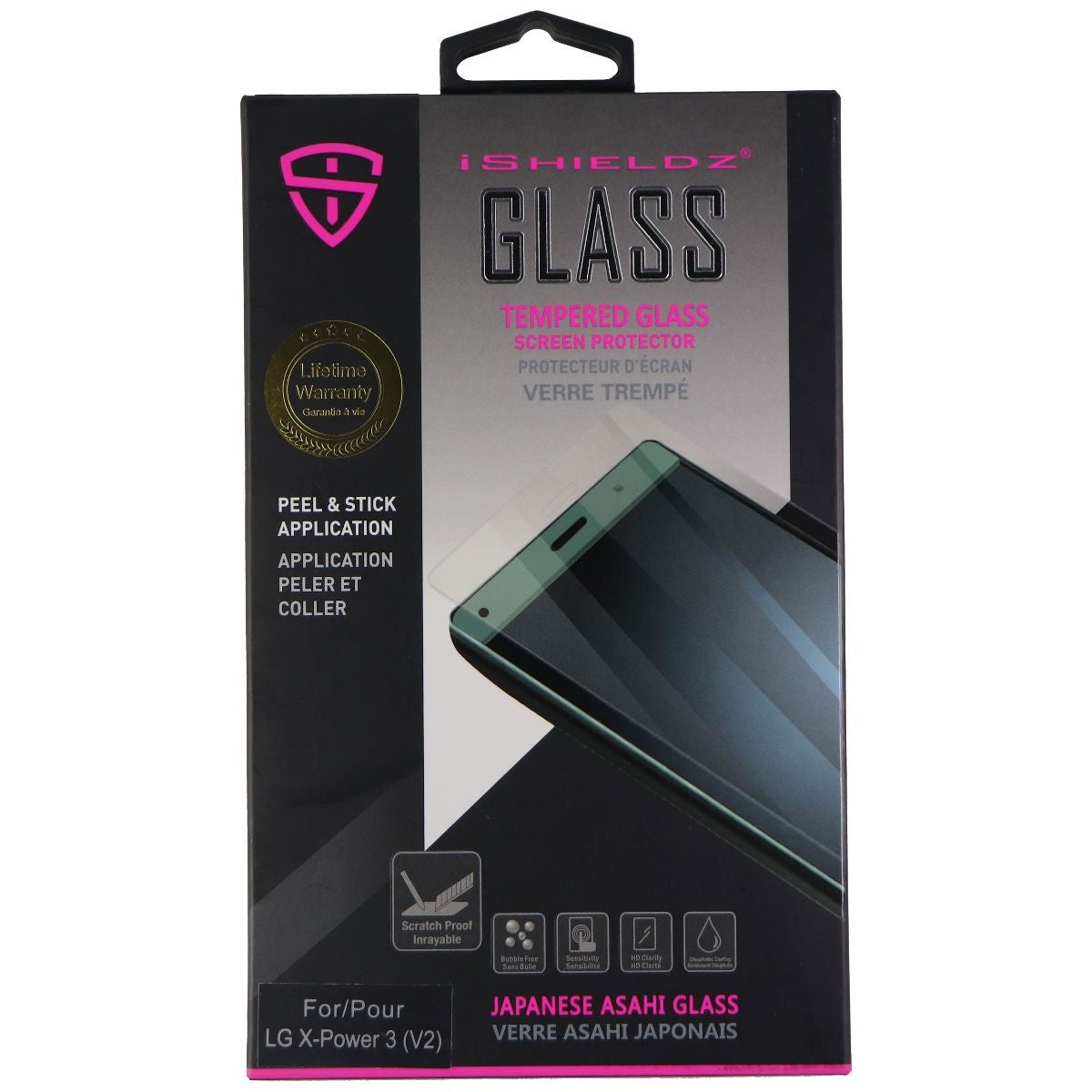 iShieldz Asahi Tempered Glass Screen Protector for LG X-Power 3 (V2) - Clear Cell Phone - Screen Protectors iShieldz    - Simple Cell Bulk Wholesale Pricing - USA Seller