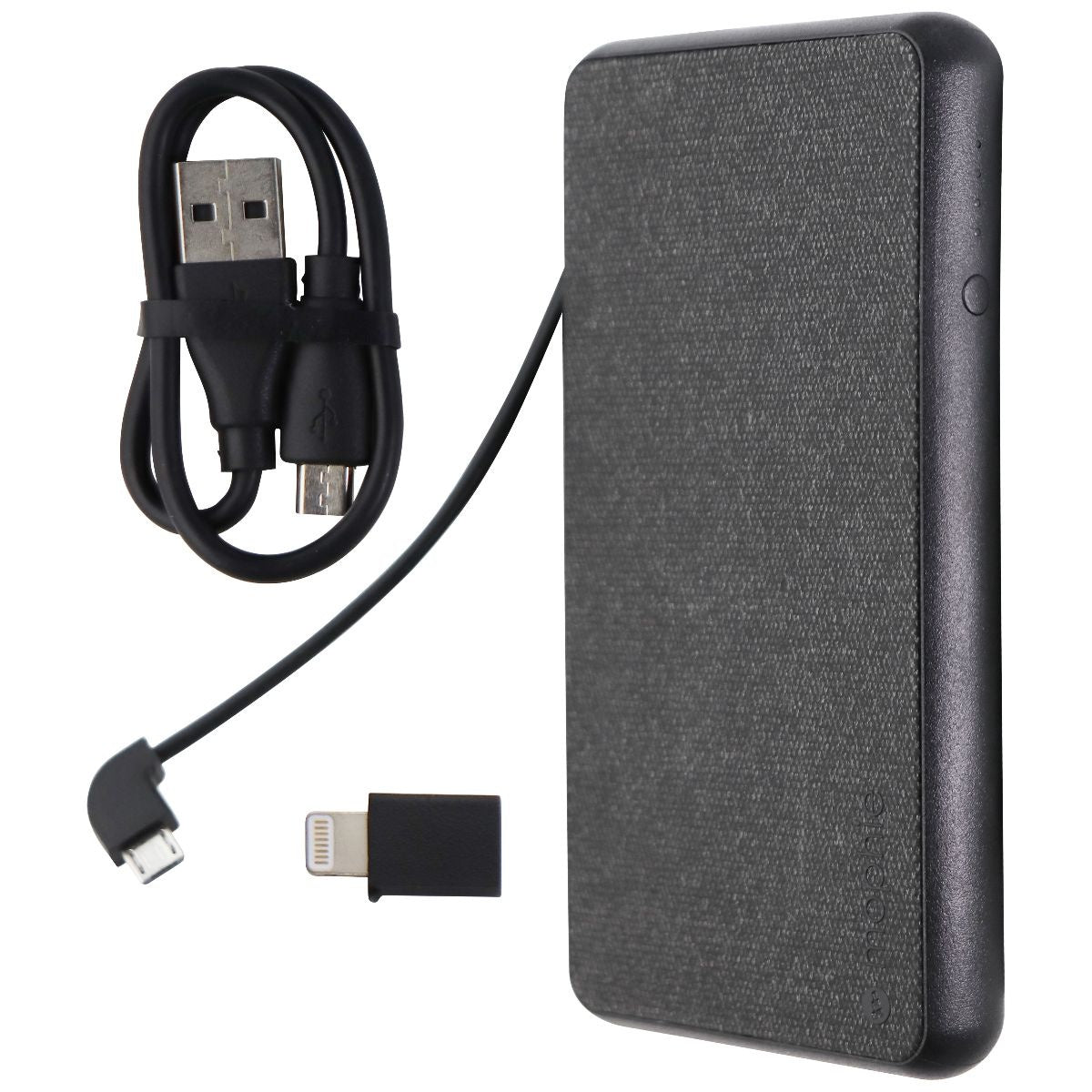 Mophie PowerStation Plus 6000mAh Charger with Built-in Switch-Tip Cable - Black Cell Phone - Chargers & Cradles Mophie    - Simple Cell Bulk Wholesale Pricing - USA Seller