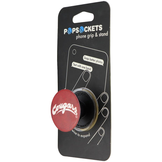 PopSockets Collapsible Grip & Stand for Phones and Tablets - Cougars Cell Phone - Mounts & Holders PopSockets    - Simple Cell Bulk Wholesale Pricing - USA Seller