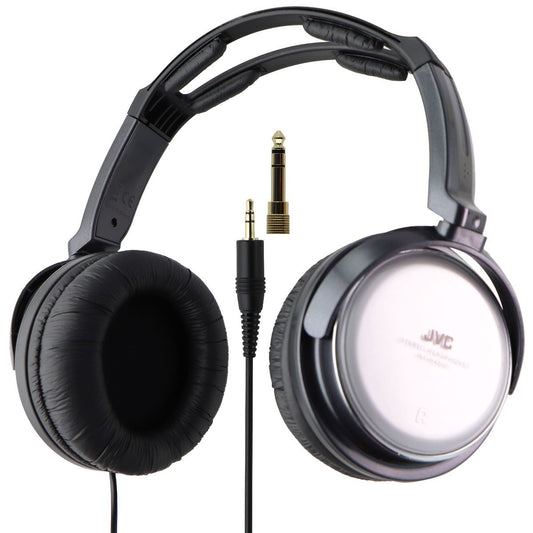 JVC Full-Size Over-Ear Wired Headphones with 1/4-in Adapter - Silver (HA-RX500) Portable Audio - Headphones JVC    - Simple Cell Bulk Wholesale Pricing - USA Seller