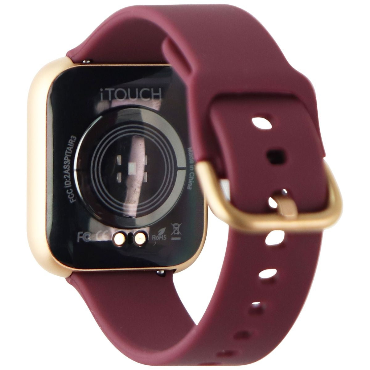 iTouch Air 3 Smartwatch for Android and iOS - (40mm) Rose/Maroon Smart Watches ITOUCH    - Simple Cell Bulk Wholesale Pricing - USA Seller