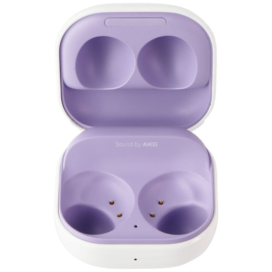 Samsung Replacement Cradle Case for Galaxy Buds 2 - Lavender/White EP-QR177 Portable Audio & Headphones - Replacement Parts & Tools Samsung    - Simple Cell Bulk Wholesale Pricing - USA Seller