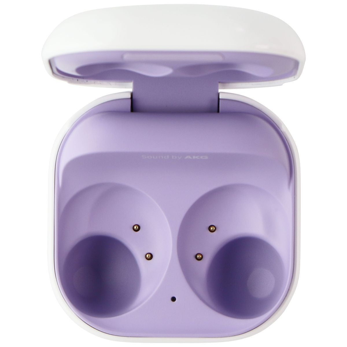 Samsung Replacement Cradle Case for Galaxy Buds 2 - Lavender/White EP-QR177 Portable Audio & Headphones - Replacement Parts & Tools Samsung    - Simple Cell Bulk Wholesale Pricing - USA Seller