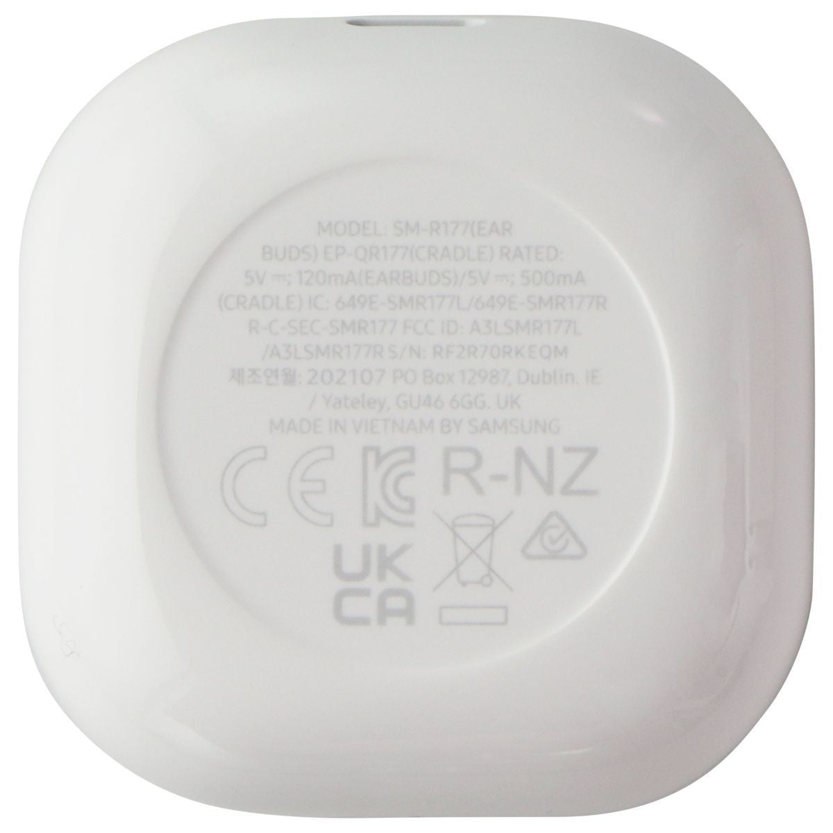 Samsung Replacement Cradle Case for Galaxy Buds 2 - Lavender/White EP-QR177 Portable Audio & Headphones - Replacement Parts & Tools Samsung    - Simple Cell Bulk Wholesale Pricing - USA Seller