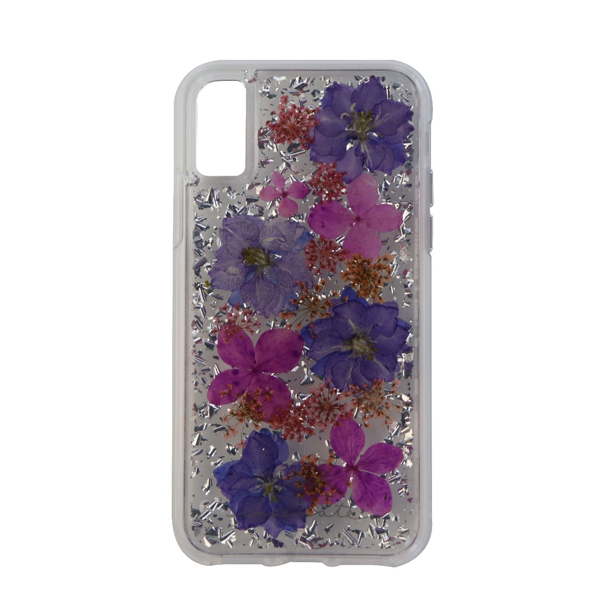 Case-Mate Karat Petals Series Protective Case for iPhone X - Clear/Purple Petal Cell Phone - Cases, Covers & Skins Case-Mate    - Simple Cell Bulk Wholesale Pricing - USA Seller