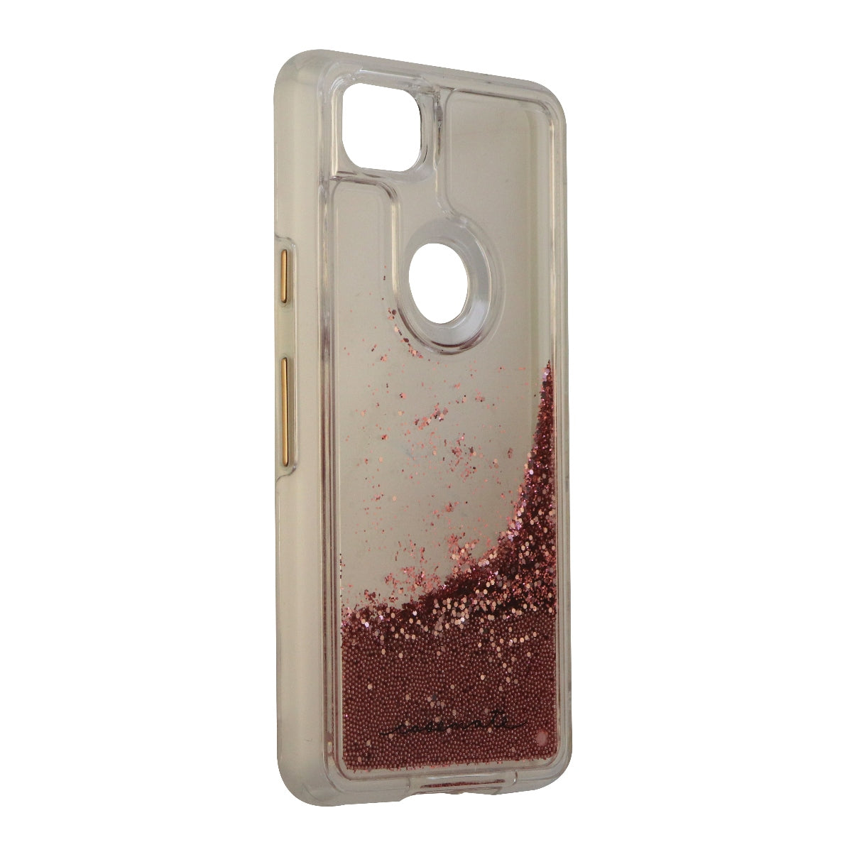 Case-Mate Waterfall Series Case for Google Pixel 2 - Clear/Pink Glitter Cell Phone - Cases, Covers & Skins Case-Mate    - Simple Cell Bulk Wholesale Pricing - USA Seller