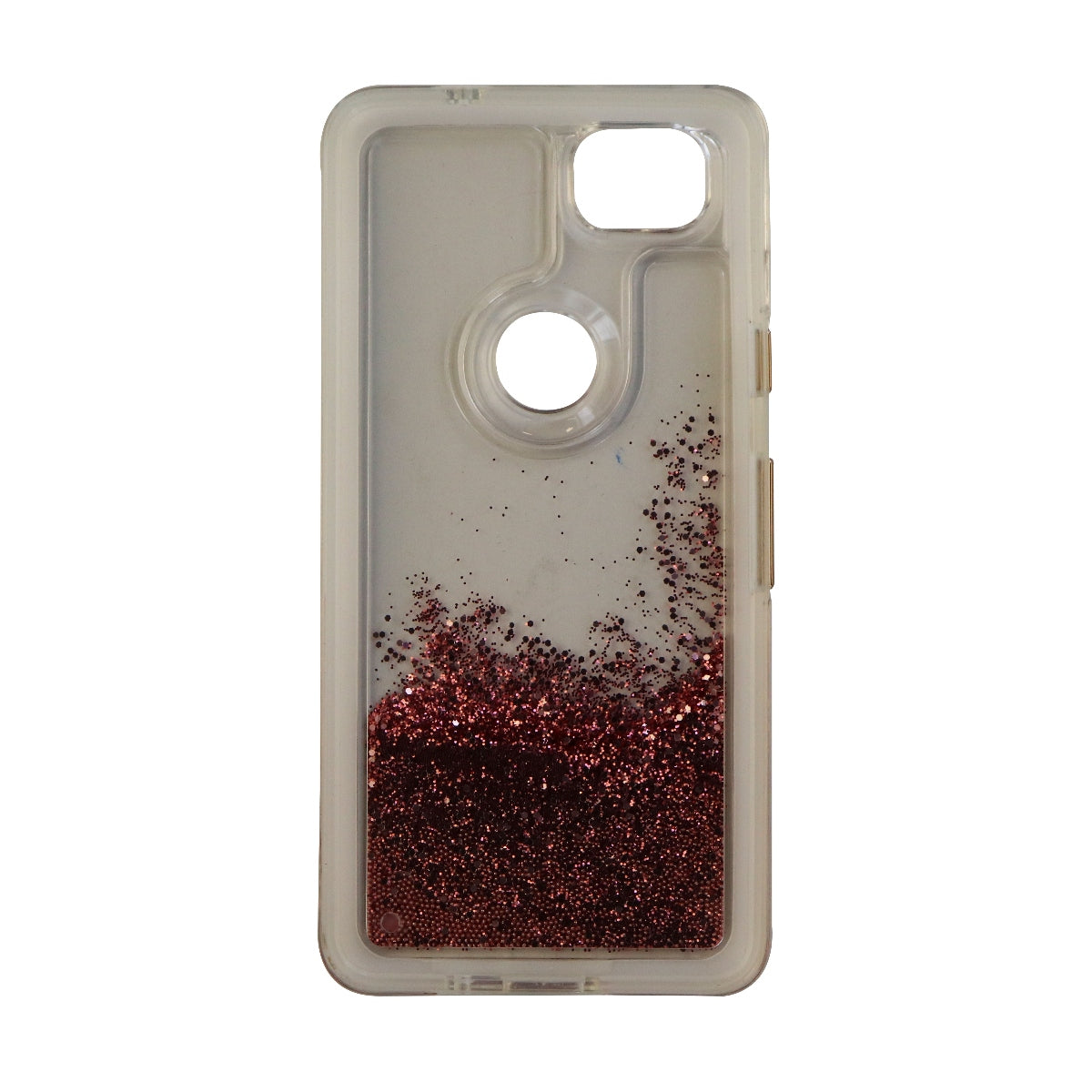 Case-Mate Waterfall Series Case for Google Pixel 2 - Clear/Pink Glitter Cell Phone - Cases, Covers & Skins Case-Mate    - Simple Cell Bulk Wholesale Pricing - USA Seller