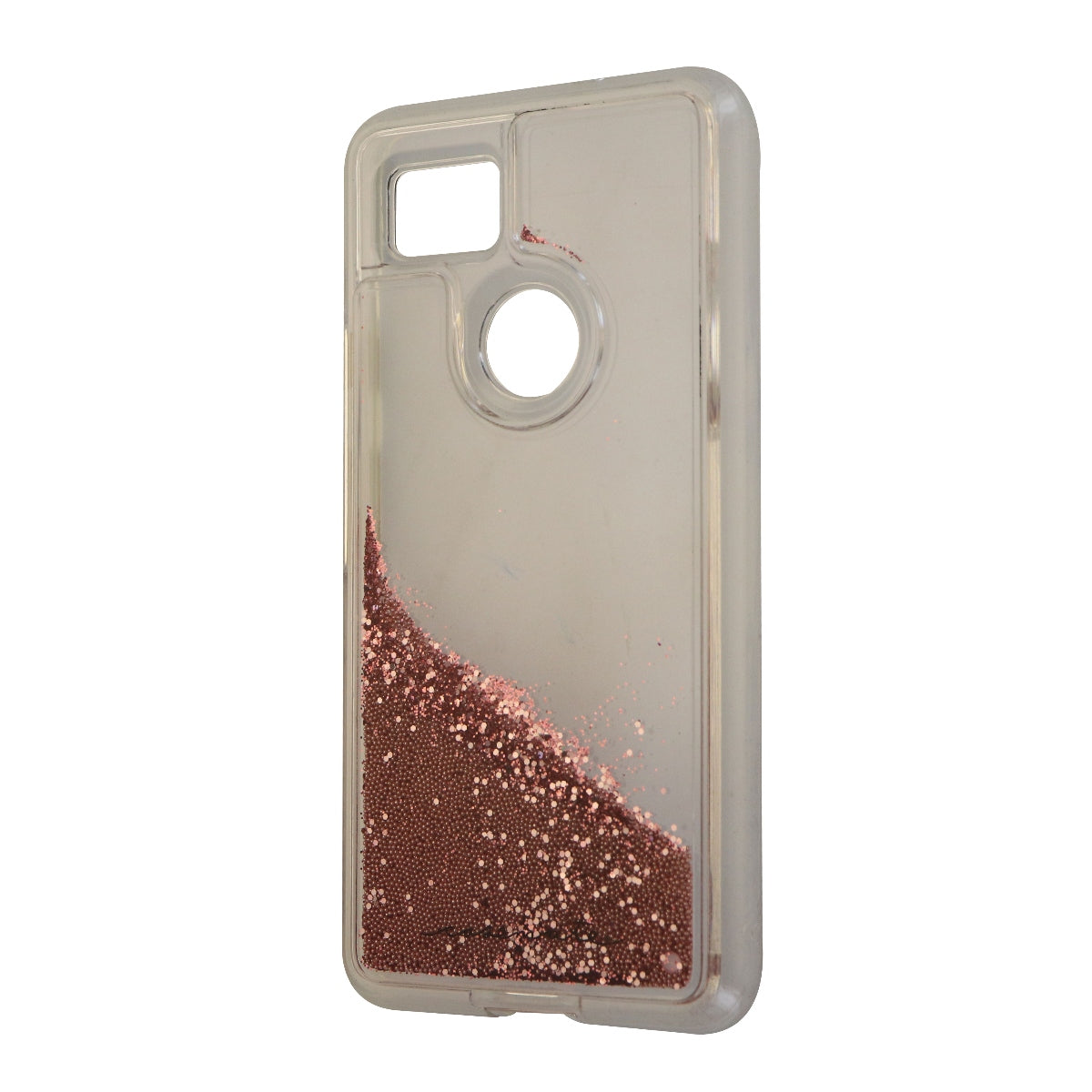 Case-Mate Liquid Waterfall Case for Google Pixel 2 XL - Clear/Pink Glitter Cell Phone - Cases, Covers & Skins Case-Mate    - Simple Cell Bulk Wholesale Pricing - USA Seller