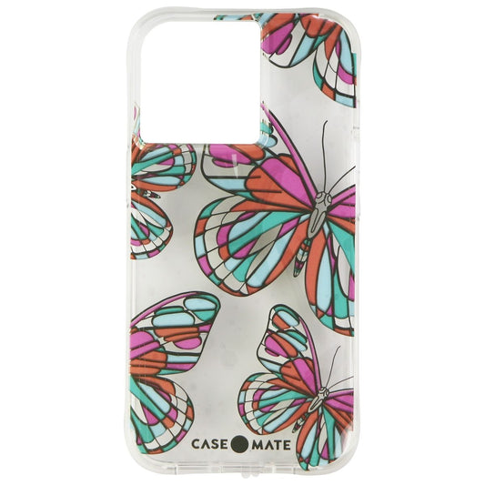 Case-Mate Tough Prints Series Case for Apple iPhone 13 Pro - Butterflies / Clear Cell Phone - Cases, Covers & Skins Case-Mate    - Simple Cell Bulk Wholesale Pricing - USA Seller