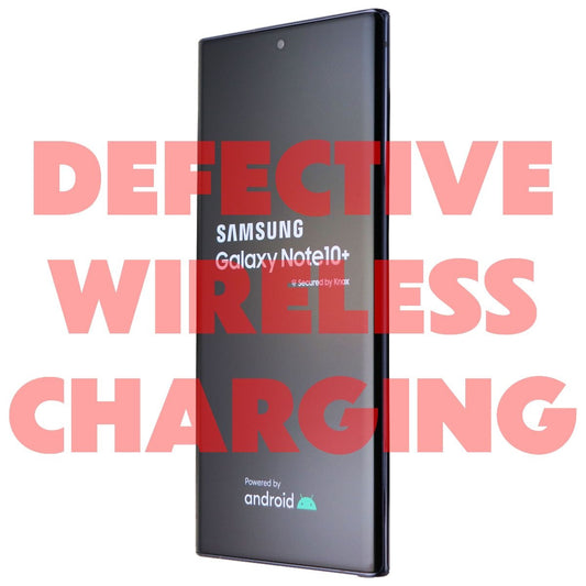 Samsung Galaxy Note10+ (6.8) SM-N975U (GSM + CDMA) 256GB/Black - BAD Qi Charging Cell Phones & Smartphones Samsung    - Simple Cell Bulk Wholesale Pricing - USA Seller