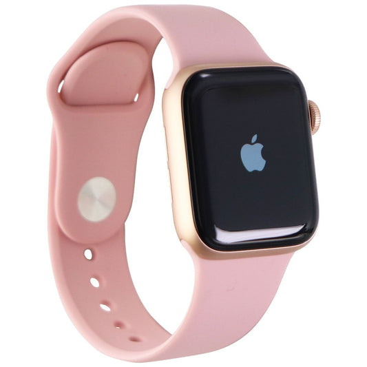 Apple Watch Series 6 (GPS) 40mm (A2291) - Gold Aluminum / Pink Sport Band Smart Watches Apple    - Simple Cell Bulk Wholesale Pricing - USA Seller