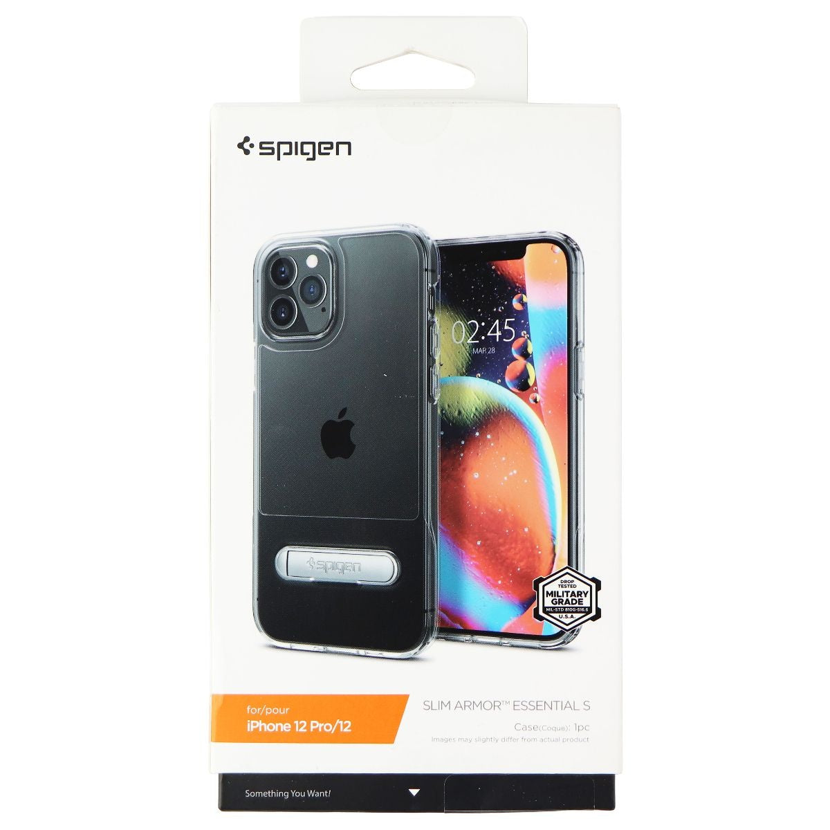 Spigen  Armor iPhone 12 Case (2020) / iPhone 12 Pro Case (2020) - Crystal Clear Cell Phone - Cases, Covers & Skins Spigen    - Simple Cell Bulk Wholesale Pricing - USA Seller