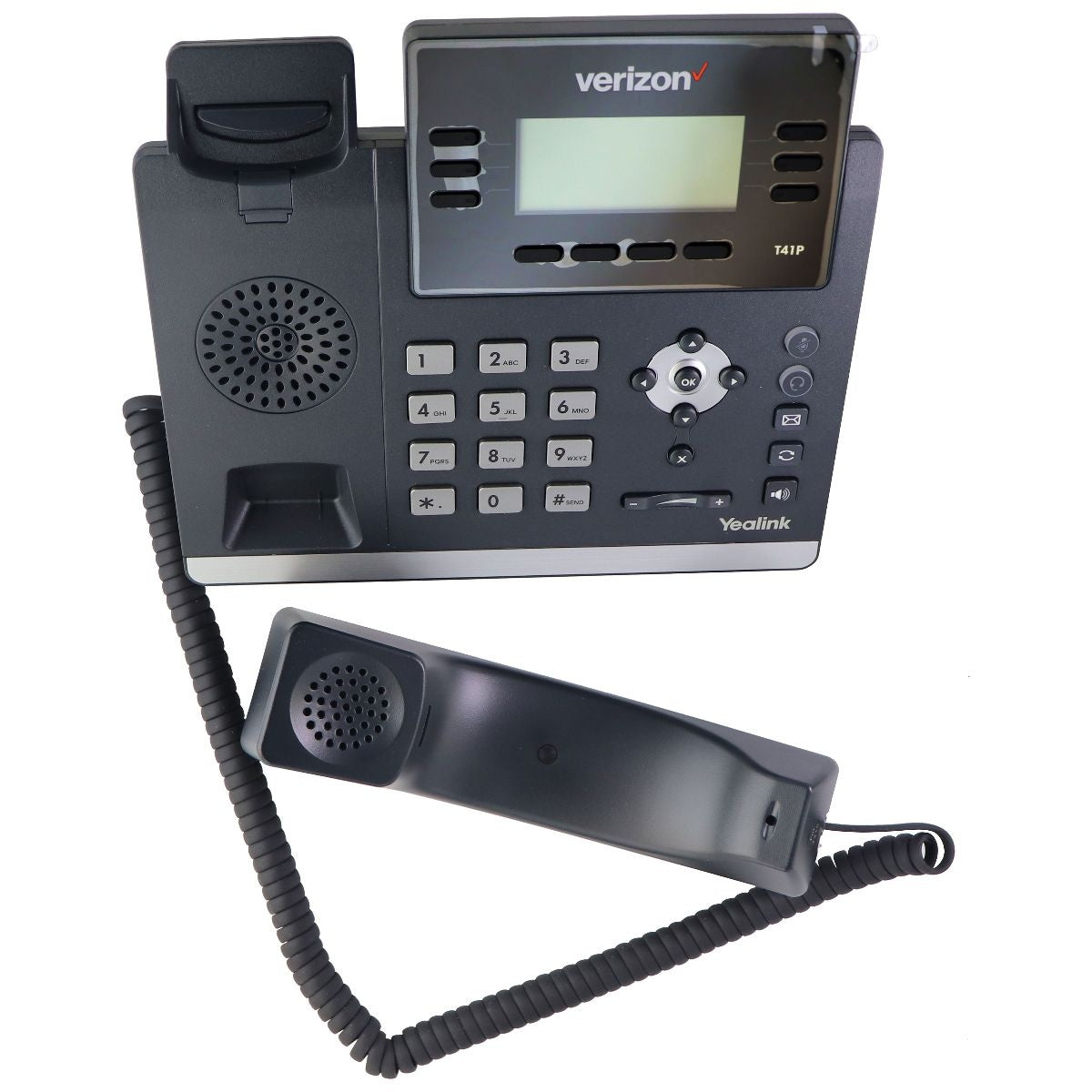 Verizon Ultra-Elegant IP Phone - Black (SIP-T41P) Home Telephones & Accessories - Corded Telephones Yealink    - Simple Cell Bulk Wholesale Pricing - USA Seller