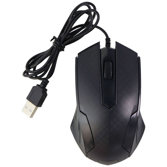 Q Micro Wired USB 3D Optical Mouse for Windows PC & More - Black Keyboards/Mice - Mice, Trackballs & Touchpads Q Micro    - Simple Cell Bulk Wholesale Pricing - USA Seller