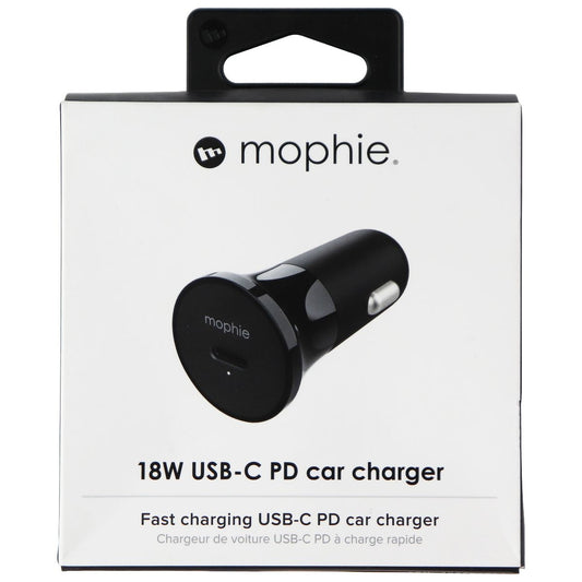 mophie USB-C PD Fast Car Charger (18W) - Black Cell Phone - Chargers & Cradles Mophie    - Simple Cell Bulk Wholesale Pricing - USA Seller