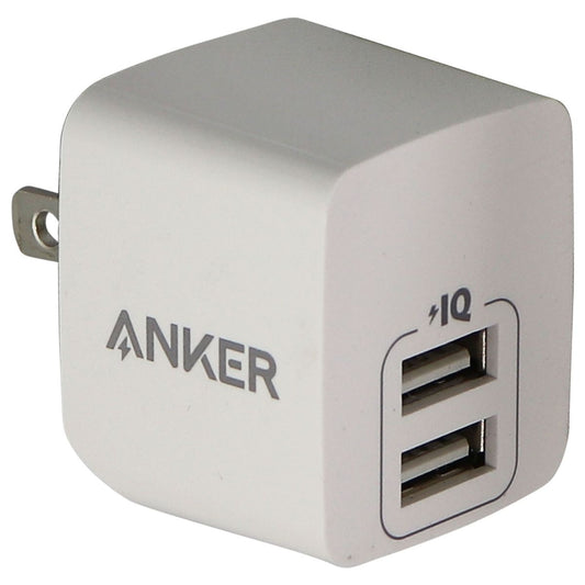 Anker (5V/2.4A) PowerPort mini Dual USB Wall Charger - White (A2620) Cell Phone - Chargers & Cradles Anker    - Simple Cell Bulk Wholesale Pricing - USA Seller