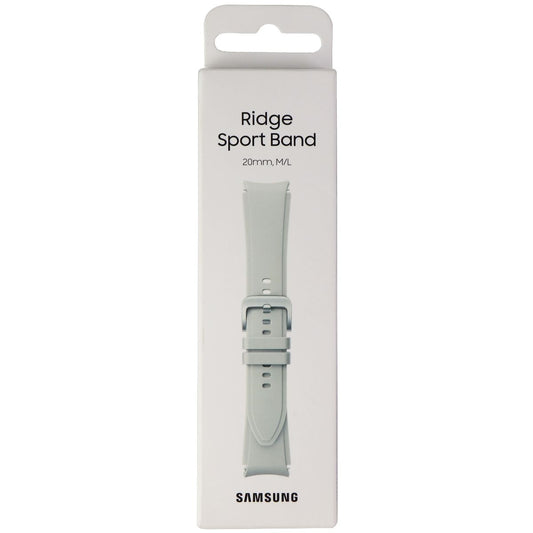 Samsung Ridge Sport Band for Galaxy Watch4 & Classic 20mm Medium/Large - Silver Smart Watch Accessories - Watch Bands Samsung    - Simple Cell Bulk Wholesale Pricing - USA Seller