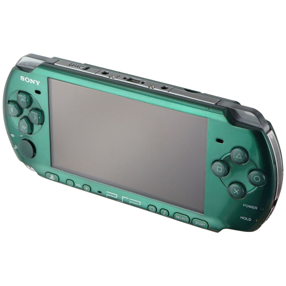 Sony PSP-3000SG HandHeld Console with Charger - Green / 32GB Gaming/Console - Video Game Consoles Sony    - Simple Cell Bulk Wholesale Pricing - USA Seller