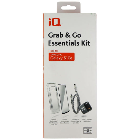 iQ Grab & Go Essentials Kit Charger & Case for Samsung Galaxy S10e Smartphones Cell Phone - Cases, Covers & Skins iQ    - Simple Cell Bulk Wholesale Pricing - USA Seller