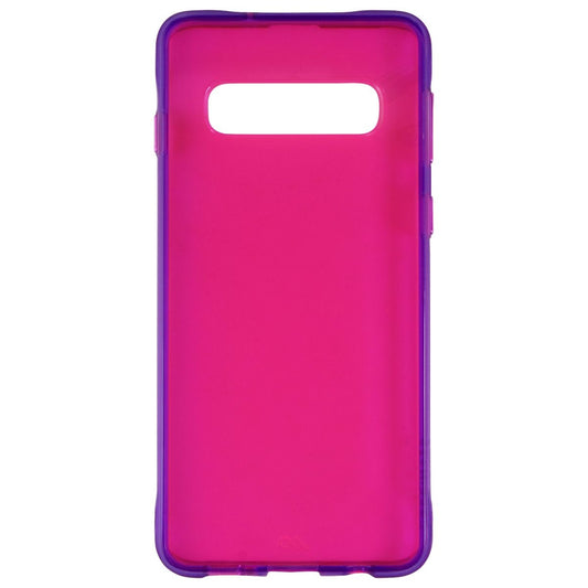 Case-Mate Tough Clear Series Case for Samsung Galaxy S10 - Neon Pink / Purple Cell Phone - Cases, Covers & Skins Case-Mate    - Simple Cell Bulk Wholesale Pricing - USA Seller