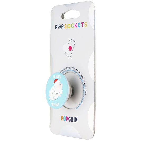 PopSockets: PopGrip Expanding Stand and Grip with Swappable Top - Fleece Navidad Cell Phone - Mounts & Holders PopSockets    - Simple Cell Bulk Wholesale Pricing - USA Seller