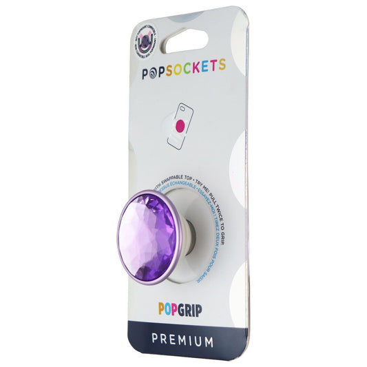 PopSockets PopGrip Grip & Stand with Swappable Top - Disco Crystal Orchid Cell Phone - Mounts & Holders PopSockets    - Simple Cell Bulk Wholesale Pricing - USA Seller