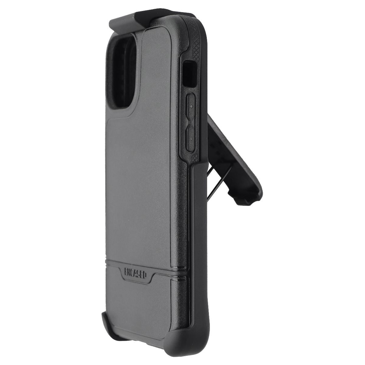 Encased Shockproof Case and Clip for Apple iPhone 12 - Black Cell Phone - Cases, Covers & Skins Encased    - Simple Cell Bulk Wholesale Pricing - USA Seller