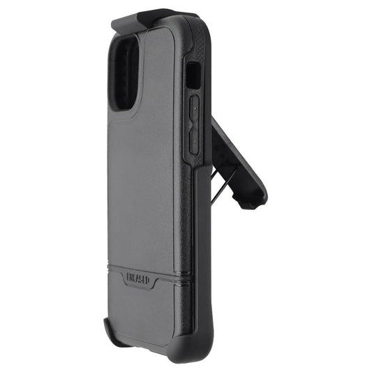 Encased Shockproof Case and Clip for Apple iPhone 12 - Black Cell Phone - Cases, Covers & Skins Encased    - Simple Cell Bulk Wholesale Pricing - USA Seller