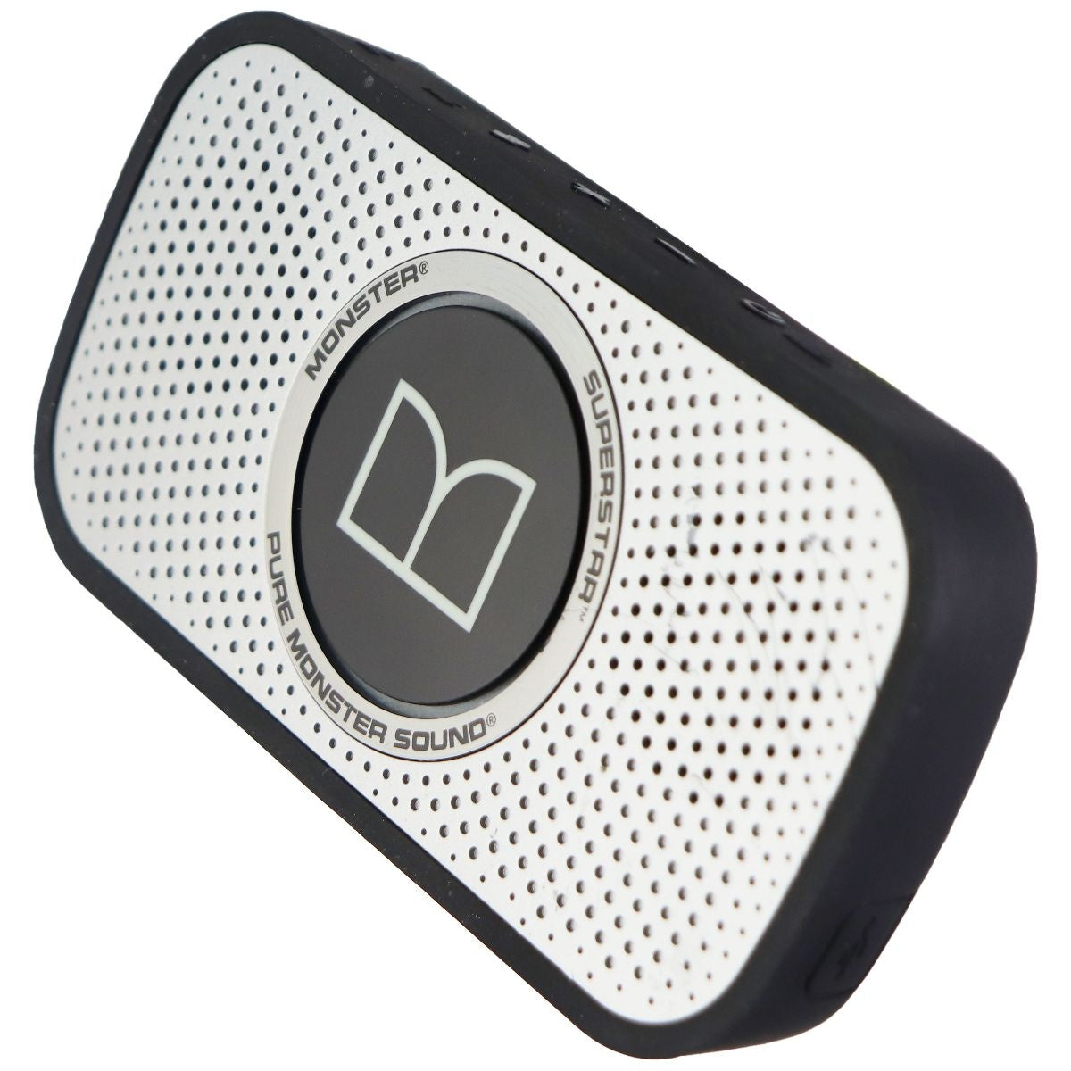 Monster SuperStar Portable Wireless Speaker and Speakerphone Silver and Black Cell Phone - Audio Docks & Speakers Monster    - Simple Cell Bulk Wholesale Pricing - USA Seller