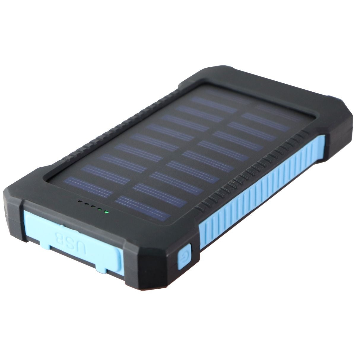 Stealth Angel (10,000mAH) Shockproof Solar Dual-USB Charger and LED Light - Blue Cell Phone - Chargers & Cradles Stealth Angel    - Simple Cell Bulk Wholesale Pricing - USA Seller