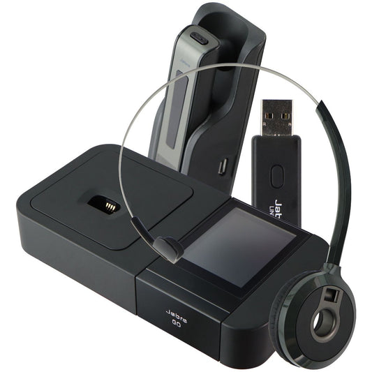 Jabra GO 6470 Bluetooth Headset with Touchscreen for Deskphone & Mobile Phones Cell Phone - Headsets Jabra    - Simple Cell Bulk Wholesale Pricing - USA Seller