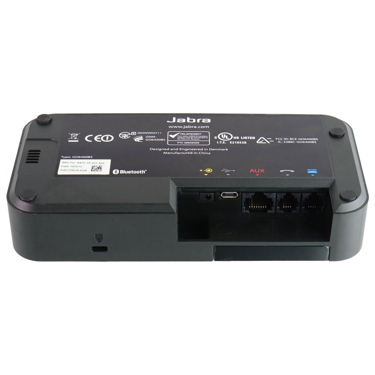 Jabra GO 6470 Bluetooth Headset with Touchscreen for Deskphone & Mobile Phones Cell Phone - Headsets Jabra    - Simple Cell Bulk Wholesale Pricing - USA Seller