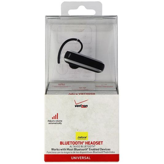 Verizon Jabra 4050 Bluetooth Headset for Smartphones & Tablets - Black/Silver Cell Phone - Headsets Jabra    - Simple Cell Bulk Wholesale Pricing - USA Seller