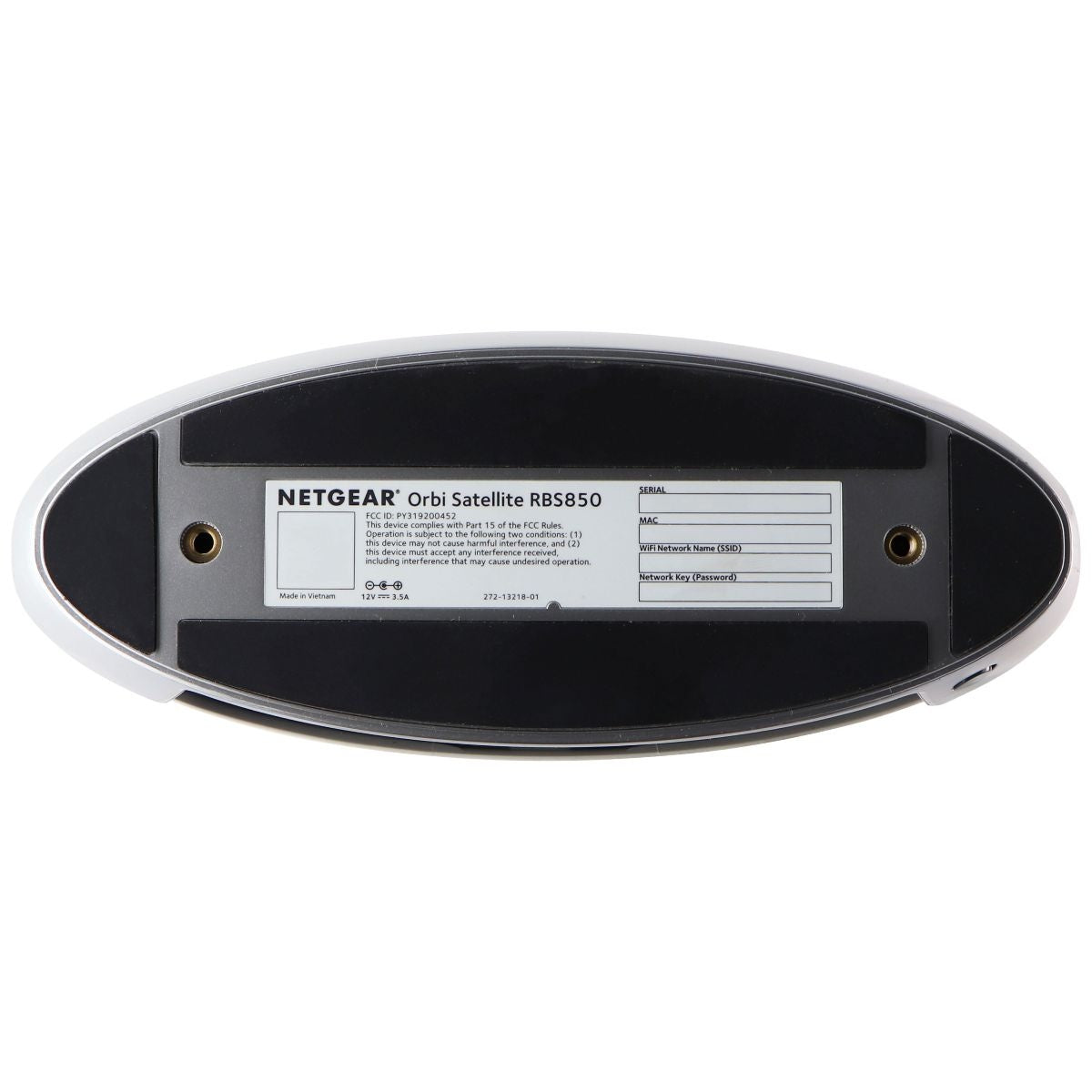 NETGEAR Orbi Whole Home Tri-band Mesh WiFi 6 Add-on Satellite (RBS850) Networking - Boosters, Extenders & Antennas Netgear    - Simple Cell Bulk Wholesale Pricing - USA Seller